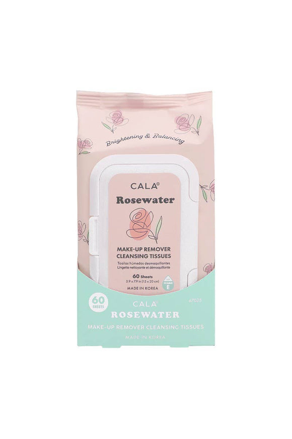 CALA 67025 Rosewater Make-up Remover Cleansing wipes
