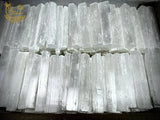 Selenite Crystal Wands (4 inch)  Imported from Morocco